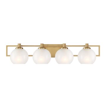 Cowen 4-Light Bathroom Vanity Light in Brushed Gold