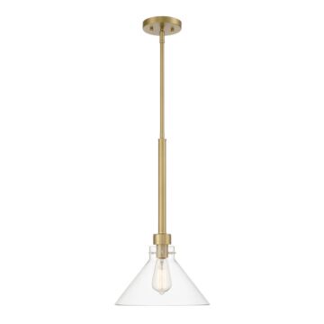 Willow Creek (existing DF extension) 1-Light Pendant in Brushed Gold