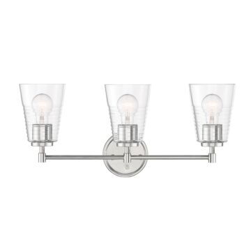 Ingo 3-Light Bathroom Vanity Light in Polished Nickel