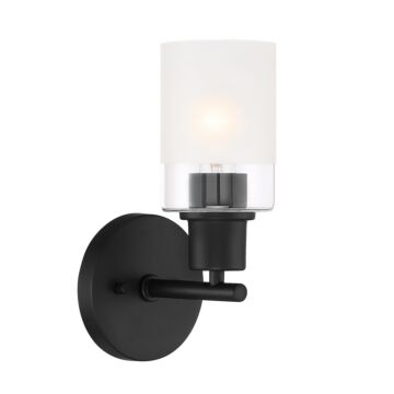 Cedar Lane 1-Light Wall Sconce in Matte Black