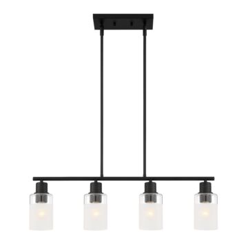 Cedar Lane 4-Light Island Pendant in Matte Black