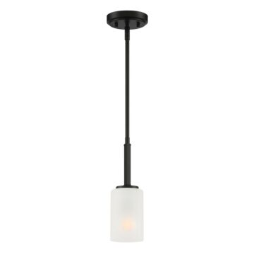 Carmine 1-Light Pendant in Matte Black