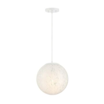 Circo 1-Light Pendant in Matte White