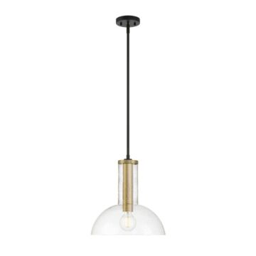 Nova 1-Light Pendant in Matte Black