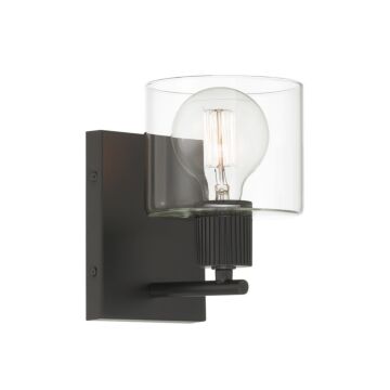 Vibrato 1-Light Wall Sconce in Matte Black