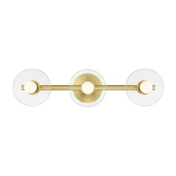 Litto 3-Light Bathroom Vanity Light in Brushed Gold