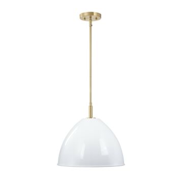 Biba 1-Light Pendant in Brushed Gold