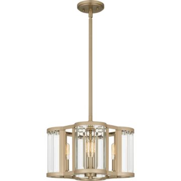 Quoizel Pendant Four Light Pendant in Bronze Gold by Quoizel