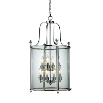 Z-Lite Wyndham 8-Light Pendant Light In Chrome
