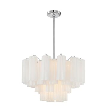 Addis Nine Light Chandelier in Polished Chrome by Crystorama