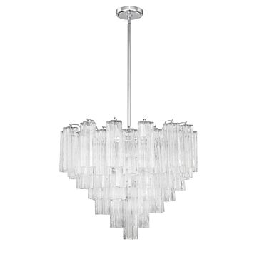 Addis 12 Light Chandelier in Polished Chrome by Crystorama