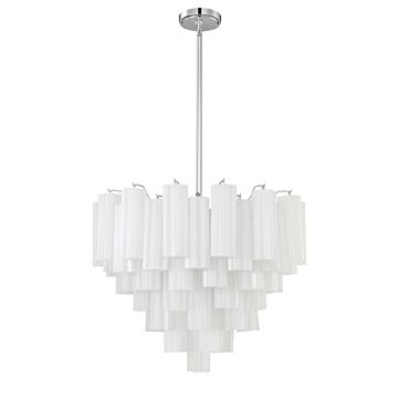 Addis 12 Light Chandelier in Polished Chrome by Crystorama