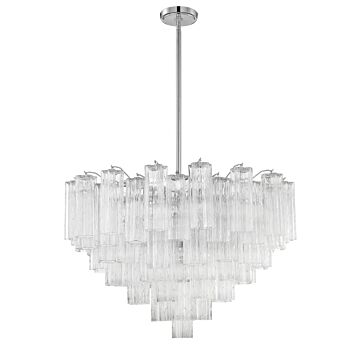 Addis 16 Light Chandelier in Polished Chrome by Crystorama