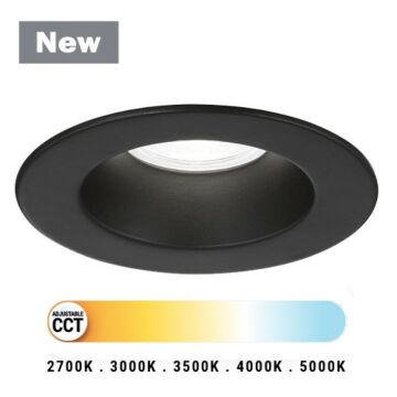 Midway LED Downlight in Black by Eurofase