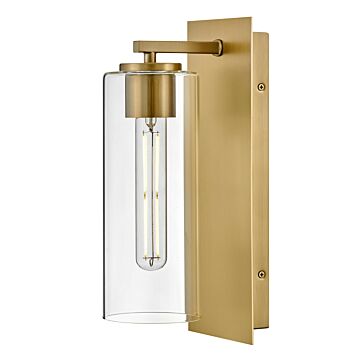 Lane 1-Light LED Wall Sconce in Lacquered Brass
