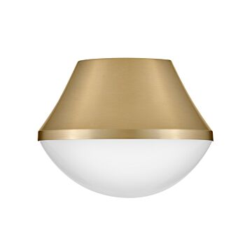 Haddie 1-Light LED Flush Mount in Lacquered Brass