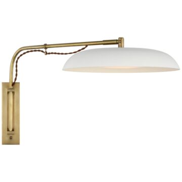 Cyrus LED Wall Sconce in Hand-Rubbed Antique Brass by Visual Comfort Signature