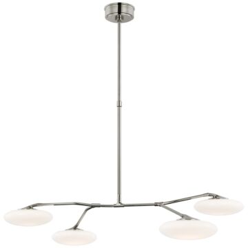 Brindille LED Chandelier in Polished Nickel by Visual Comfort Signature