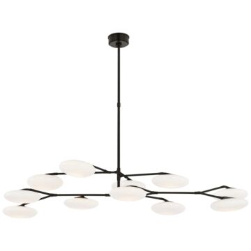 Brindille LED Chandelier in Gun Metal by Visual Comfort Signature