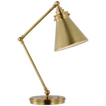 Parkington LED Table Lamp in Antique-Burnished Brass by Visual Comfort Signature