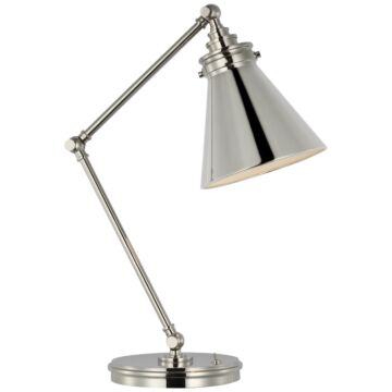 Parkington LED Table Lamp in Polished Nickel by Visual Comfort Signature