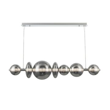 Atomo LED Chandelier in Chrome by Eurofase