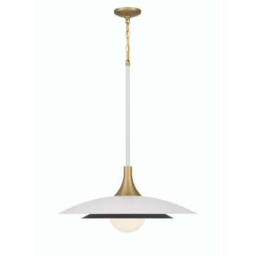 Welsh LED Pendant in White by Eurofase