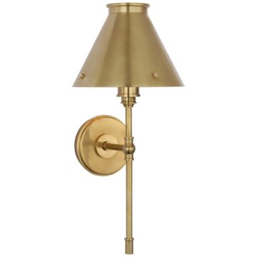 Parkington LED Wall Sconce in Antique-Burnished Brass by Visual Comfort Signature