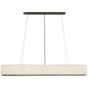Palati LED Linear Chandelier in Bronze by Visual Comfort Signature