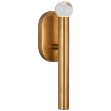 Rousseau LED Wall Sconce in Antique-Burnished Brass by Visual Comfort Signature