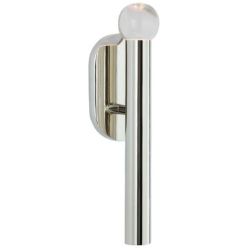 Rousseau LED Wall Sconce in Polished Nickel by Visual Comfort Signature
