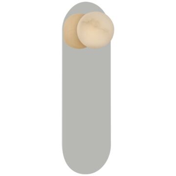 Pertica LED Wall Sconce in Polished Nickel by Visual Comfort Signature