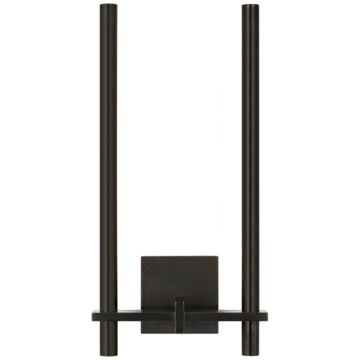 Axis LED Wall Sconce in Bronze by Visual Comfort Signature