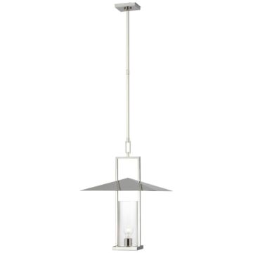 Amity LED Lantern in Polished Nickel by Visual Comfort Signature