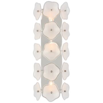 Leighton LED Wall Sconce in Polished Nickel by Visual Comfort Signature