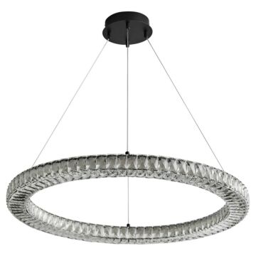 Elan LED Pendant in Black by Oxygen Lighting