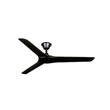 Abyss 56in Hanging Ceiling Fan in Black