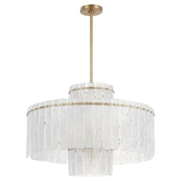 Othello  Chandelier in Aged Brass by Cyan