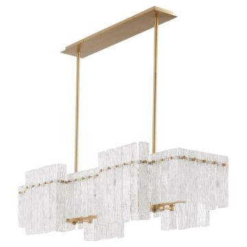 Othello  Linear Pendant in Aged Brass by Cyan