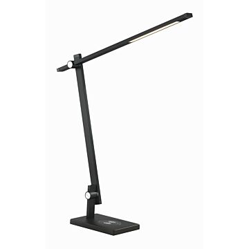 Task Portables LED Table Lamp in Anodized Brush Coal by George Kovacs