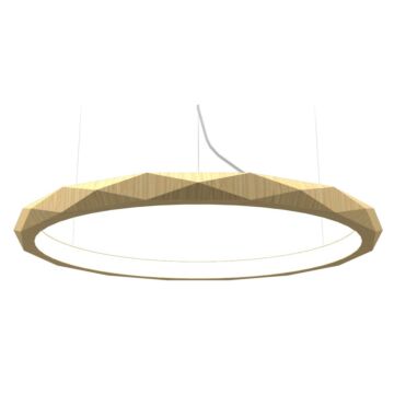 Facet LED Pendant in Sand