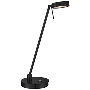 Task Portable LED Table Lamp in Coal by George Kovacs