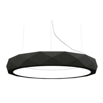 Facet LED Pendant in Charcoal
