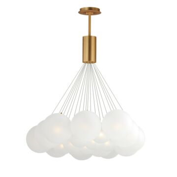 Burst LED Pendant in Gold by ET2