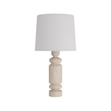 Woodrow One Light Table Lamp in Limewash by Arteriors