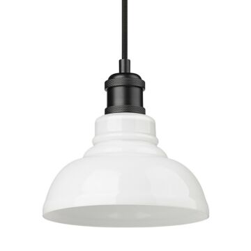 Carver BLK One Light Pendant in Matte Black by Golden
