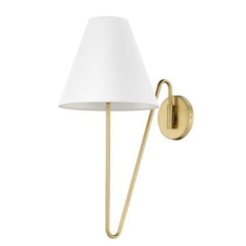 Kennedy BCB One Light Wall Sconce in Brushed Champagne Bronze by Golden
