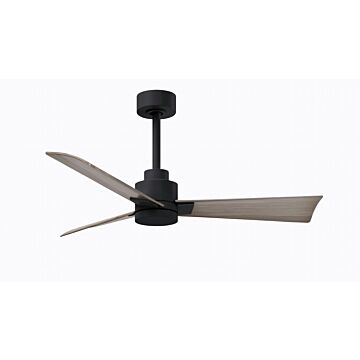 Alessandra 42" Ceiling Fan in Matte Black by Matthews Fan Company
