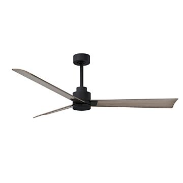 Alessandra 56" Ceiling Fan in Matte Black by Matthews Fan Company
