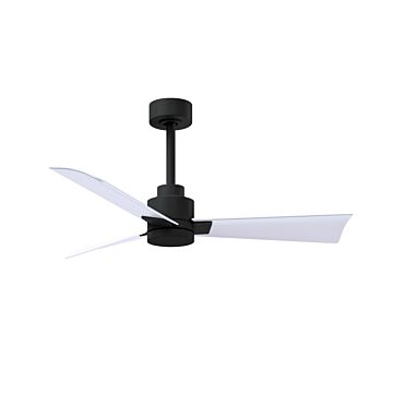 Alessandra 42" Ceiling Fan in Matte Black by Matthews Fan Company